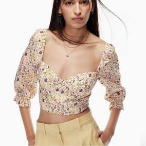 Wilfred Vilette Organic Linen Blouse